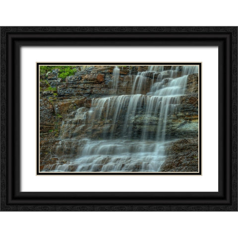 A Staircase Of Grace Black Ornate Wood Framed Art Print with Double Matting by Sherrell, Bill