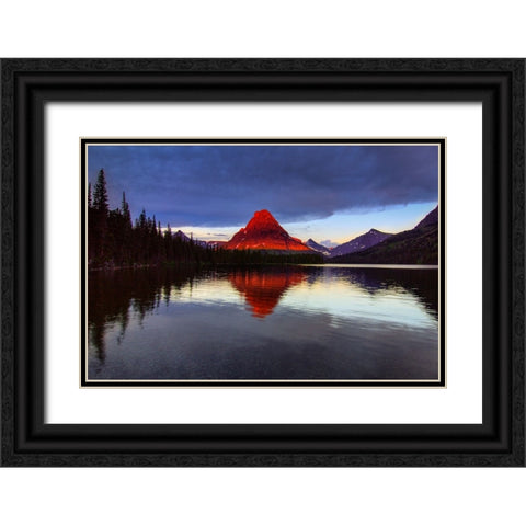 Dawns Early Light Black Ornate Wood Framed Art Print with Double Matting by Sherrell, Bill