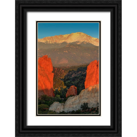 Gateway To Majesty Black Ornate Wood Framed Art Print with Double Matting by Sherrell, Bill