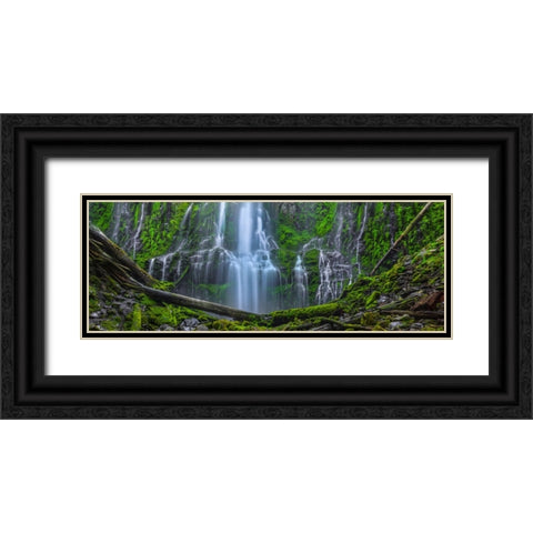 An Encounter With Paradise-Pano Black Ornate Wood Framed Art Print with Double Matting by Sherrell, Bill