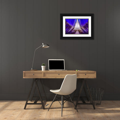 Come Toward The Light Black Ornate Wood Framed Art Print with Double Matting by Sherrell, Bill