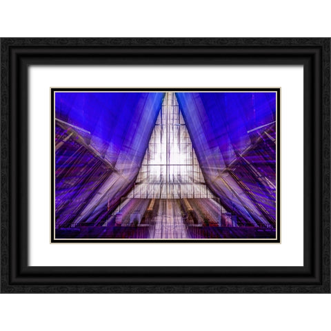 Come Toward The Light Black Ornate Wood Framed Art Print with Double Matting by Sherrell, Bill