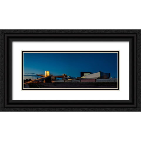 Park Union Bridge and Paralympic Museum-Pano Black Ornate Wood Framed Art Print with Double Matting by Sherrell, Bill