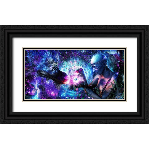 A Spirits Silent Cry Black Ornate Wood Framed Art Print with Double Matting by Gray, Cameron