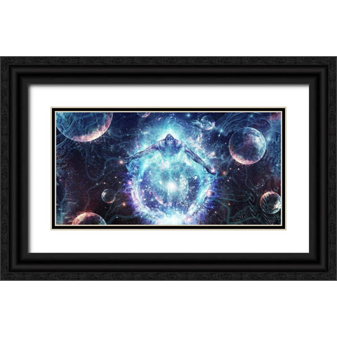 All From Nothing We Became Something Black Ornate Wood Framed Art Print with Double Matting by Gray, Cameron