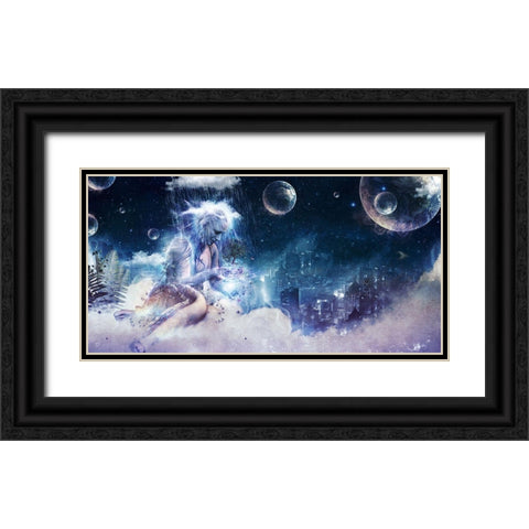 Last Goodbye Black Ornate Wood Framed Art Print with Double Matting by Gray, Cameron