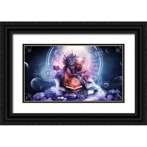 Perhaps The Dreams Are Of Soulmates Black Ornate Wood Framed Art Print with Double Matting by Gray, Cameron