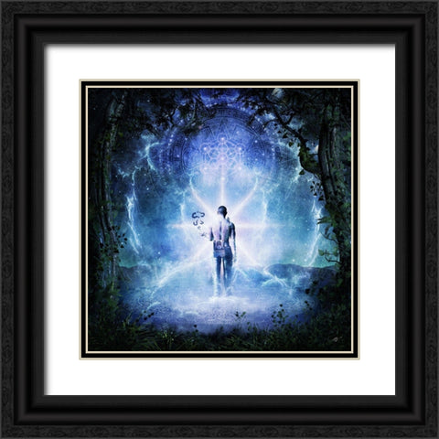 The Journey Begins Black Ornate Wood Framed Art Print with Double Matting by Gray, Cameron
