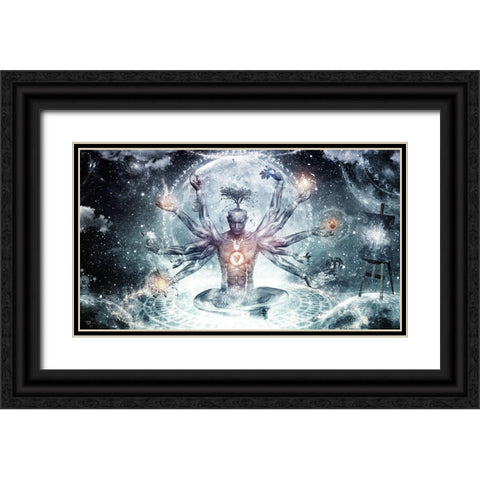 The Neverending Dreamer Black Ornate Wood Framed Art Print with Double Matting by Gray, Cameron