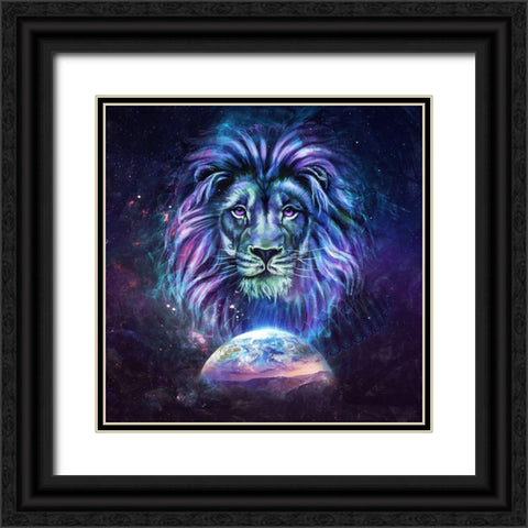Guardian Black Ornate Wood Framed Art Print with Double Matting by Gray, Cameron