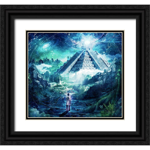 Journey Through A Dream Black Ornate Wood Framed Art Print with Double Matting by Gray, Cameron