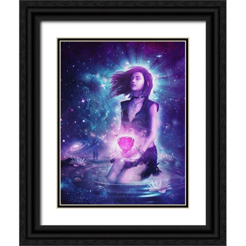 Dream Away Black Ornate Wood Framed Art Print with Double Matting by Gray, Cameron