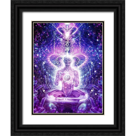 Balanced Self Black Ornate Wood Framed Art Print with Double Matting by Gray, Cameron