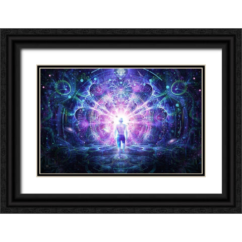 Conscious Self Black Ornate Wood Framed Art Print with Double Matting by Gray, Cameron