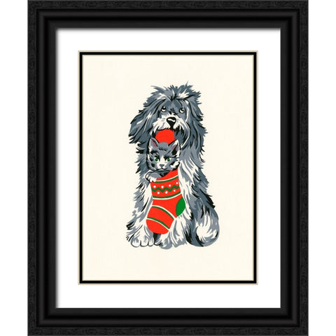 C-911 Black Ornate Wood Framed Art Print with Double Matting by Crockett Collection