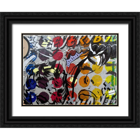 Everybody Wants Black Ornate Wood Framed Art Print with Double Matting by Monteavaro, Dan