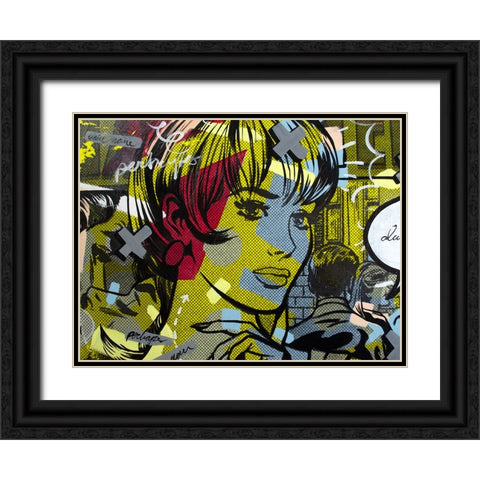 Man Hunter Black Ornate Wood Framed Art Print with Double Matting by Monteavaro, Dan