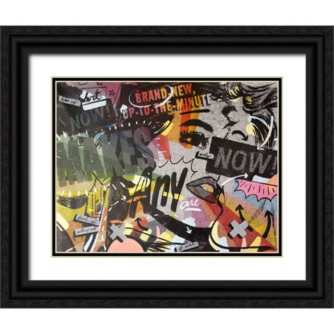Anyone Now Black Ornate Wood Framed Art Print with Double Matting by Monteavaro, Dan