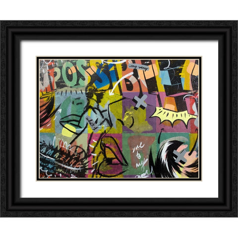 IMPOSSIBLE Black Ornate Wood Framed Art Print with Double Matting by Monteavaro, Dan