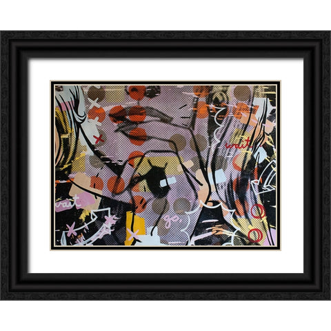 Wait Wait Go 1 Black Ornate Wood Framed Art Print with Double Matting by Monteavaro, Dan