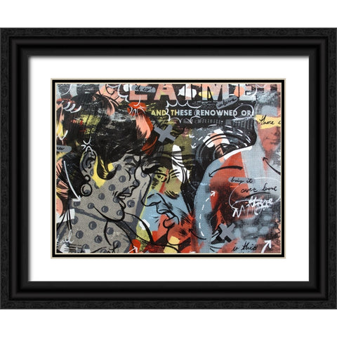 Acclaimed Black Ornate Wood Framed Art Print with Double Matting by Monteavaro, Dan