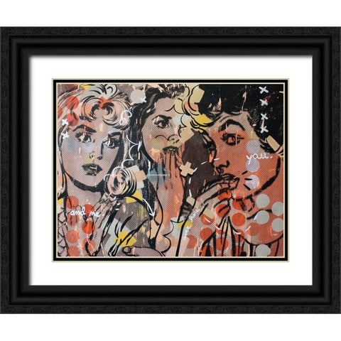 Candyland Black Ornate Wood Framed Art Print with Double Matting by Monteavaro, Dan