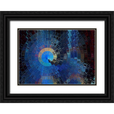 Final Gateway Black Ornate Wood Framed Art Print with Double Matting by Manlove, David