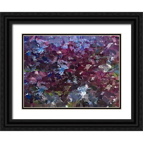 Its Lilac Black Ornate Wood Framed Art Print with Double Matting by Manlove, David