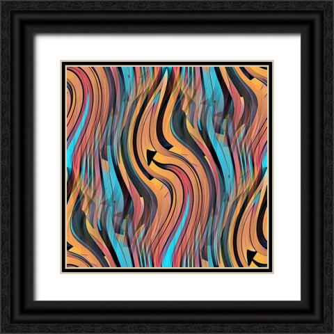 Eternal C Black Ornate Wood Framed Art Print with Double Matting by Manlove, David