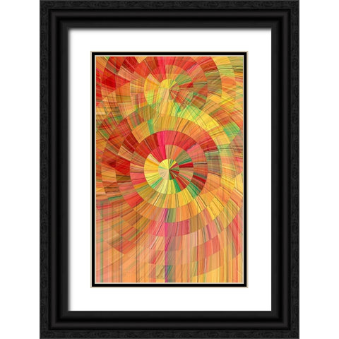 Lollipop Black Ornate Wood Framed Art Print with Double Matting by Manlove, David