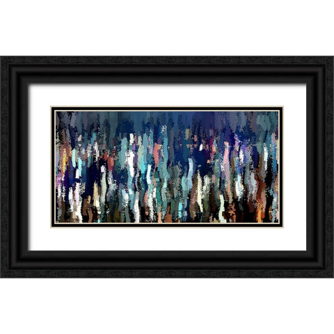 Effervescence 2 Black Ornate Wood Framed Art Print with Double Matting by Manlove, David