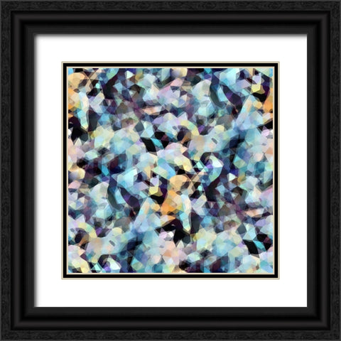 Frosty Black Ornate Wood Framed Art Print with Double Matting by Manlove, David