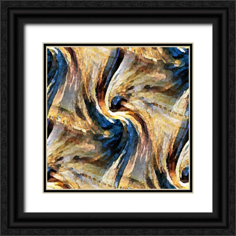 Sand Devil Black Ornate Wood Framed Art Print with Double Matting by Manlove, David