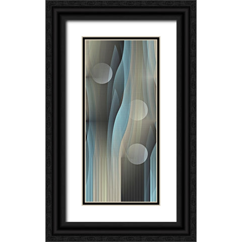 Macro Effervescence Black Ornate Wood Framed Art Print with Double Matting by Manlove, David