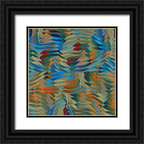 Caribbean Sea Black Ornate Wood Framed Art Print with Double Matting by Manlove, David