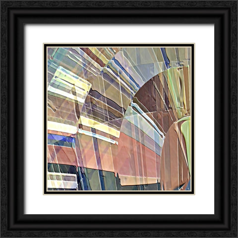 Lyricism A Black Ornate Wood Framed Art Print with Double Matting by Manlove, David