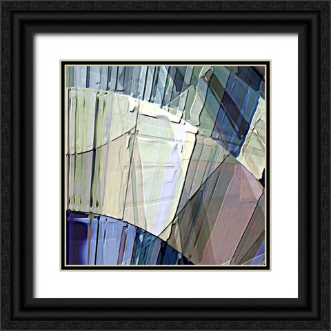 Lyricism F Black Ornate Wood Framed Art Print with Double Matting by Manlove, David