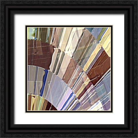 Lyricism H Black Ornate Wood Framed Art Print with Double Matting by Manlove, David