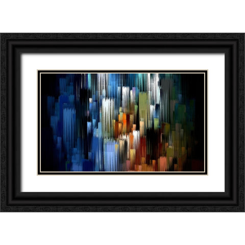 Spirits Rising 3 Black Ornate Wood Framed Art Print with Double Matting by Manlove, David