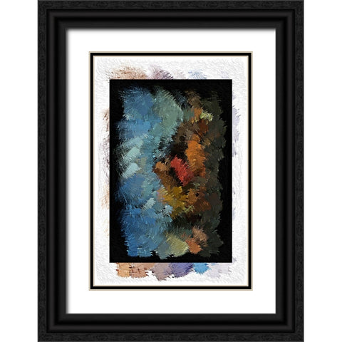 Illusion 1 Black Ornate Wood Framed Art Print with Double Matting by Manlove, David