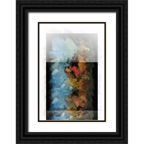 Illusion 3 Black Ornate Wood Framed Art Print with Double Matting by Manlove, David