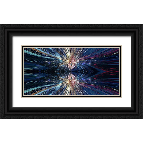 A Space Odyssey Black Ornate Wood Framed Art Print with Double Matting by Manlove, David
