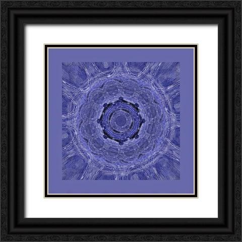 Very Peri Mideval Black Ornate Wood Framed Art Print with Double Matting by Manlove, David