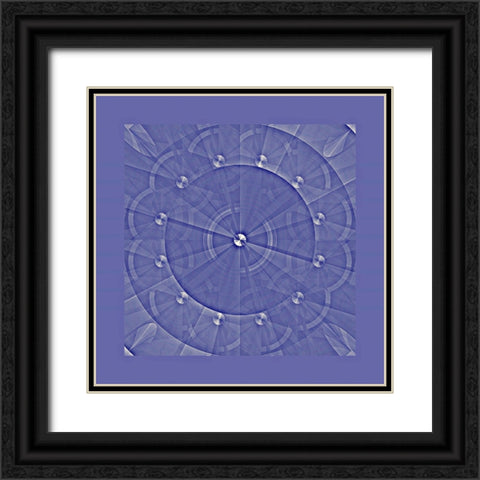 Very Periations Black Ornate Wood Framed Art Print with Double Matting by Manlove, David