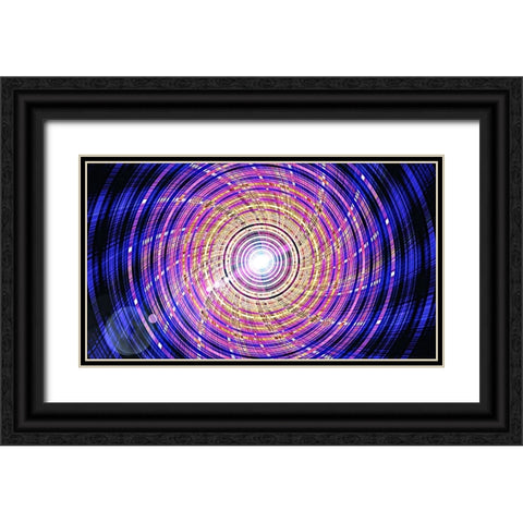 Phosphorus Propeller Black Ornate Wood Framed Art Print with Double Matting by Manlove, David