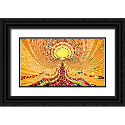 The Path To Enlightenment Black Ornate Wood Framed Art Print with Double Matting by Manlove, David