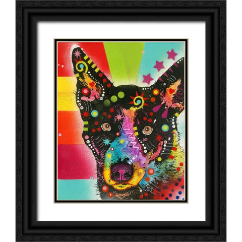 Now? Black Ornate Wood Framed Art Print with Double Matting by Dean Russo Collection