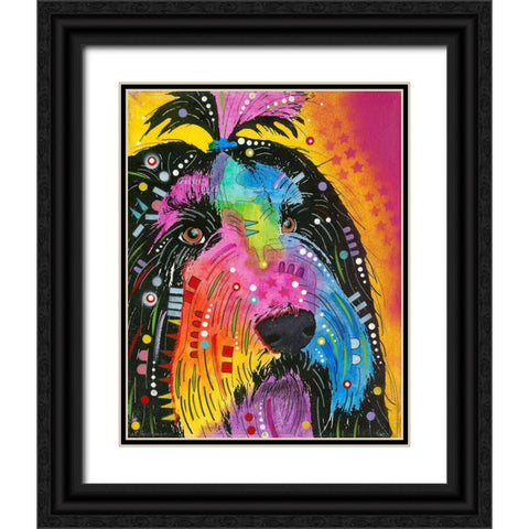 Prissy Black Ornate Wood Framed Art Print with Double Matting by Dean Russo Collection
