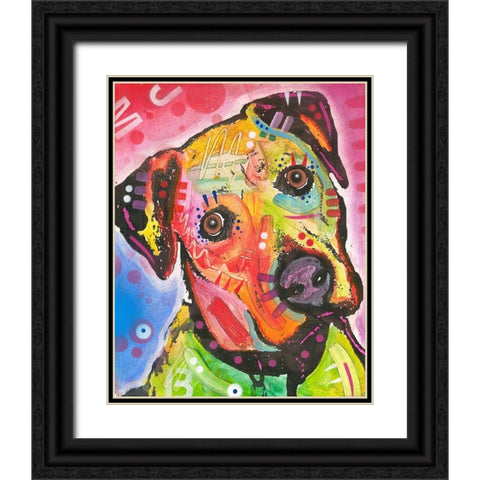 Innocent Black Ornate Wood Framed Art Print with Double Matting by Dean Russo Collection