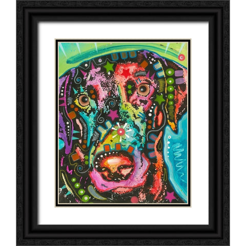 Psychedelic Lab  Black Ornate Wood Framed Art Print with Double Matting by Dean Russo Collection